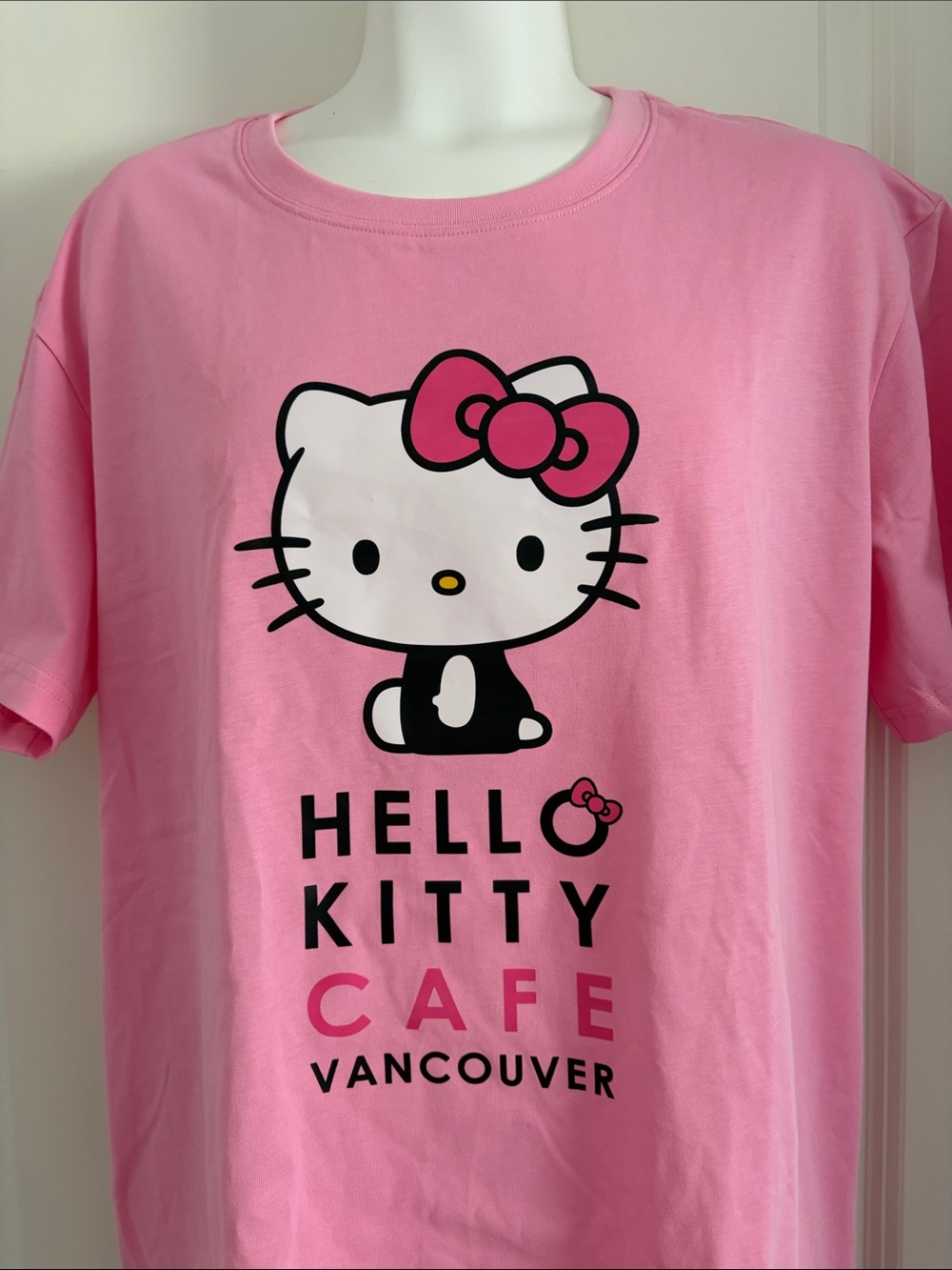 Hello Kitty Pink Graphic Tee from Cafe Vancouver